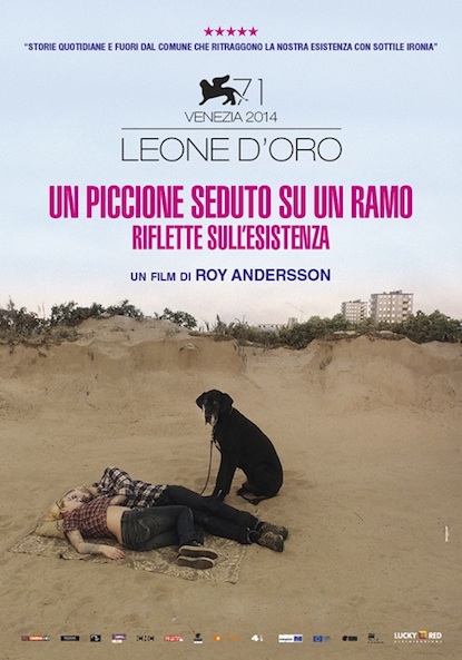Un piccione seduto su un ramo riflette sull'esistenza
