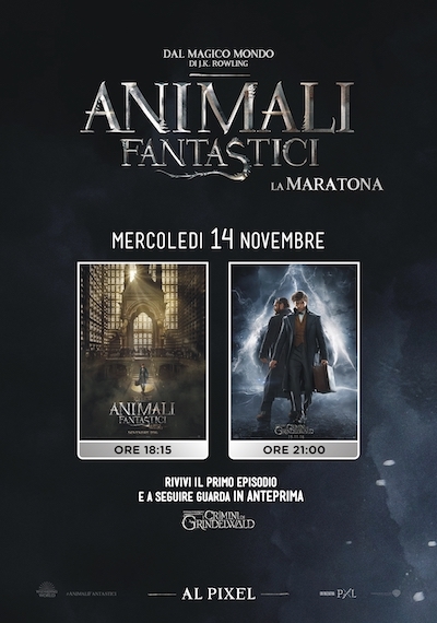 ANIMALI FANTASTICI – MARATONA CON ANTEPRIMA